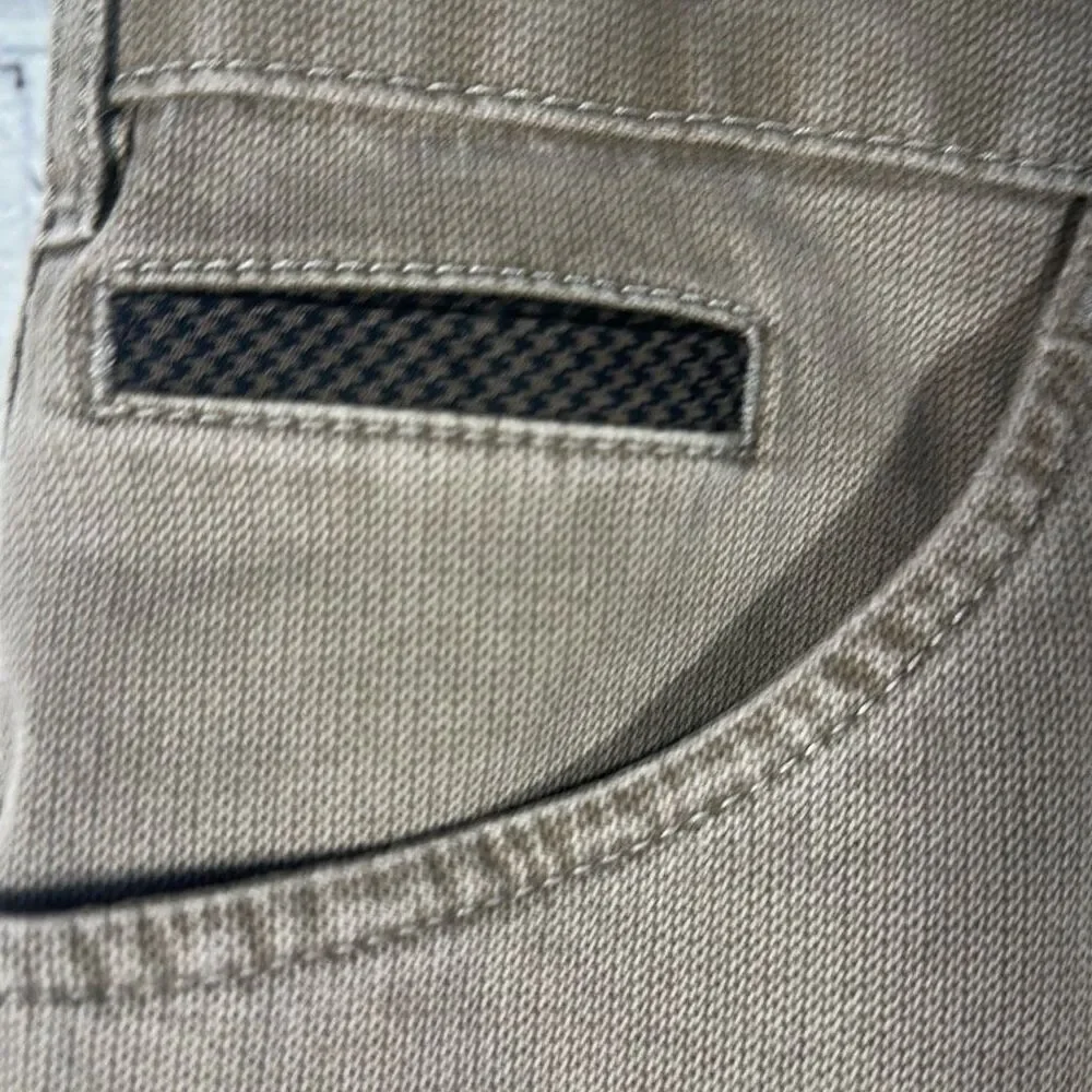 GR:56 Meyer Mens Pants Dublin Modern Comfort Chino Trousers Khaki‎ Size US 34